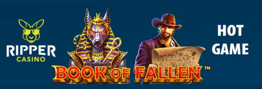Give The Hot Pokie Book Of Fallen A Spin At Ripper Online Casino