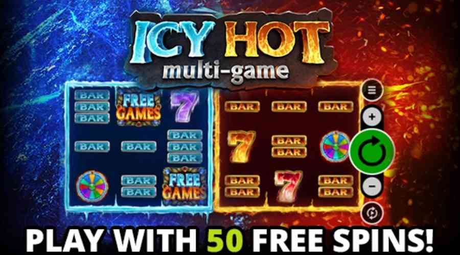 Play Icy Hot Multi Game With 50 Free Spins No Deposit Required